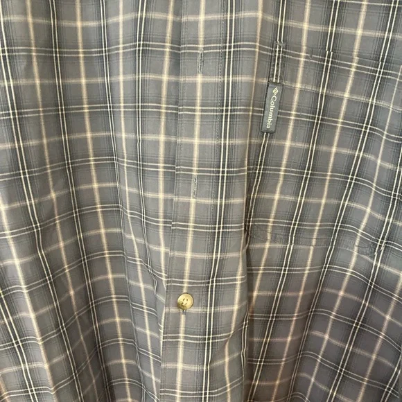 Columbia Blue Casual Button Down Shirt - Picture 3 of 8